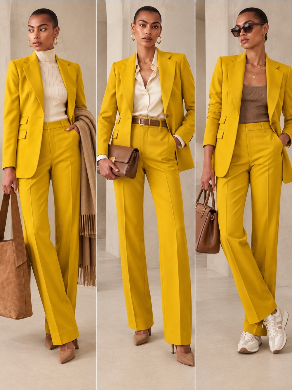 Banana Republic Lido Italian Wool Blazer & Straight Pants Suit Set – Size 6